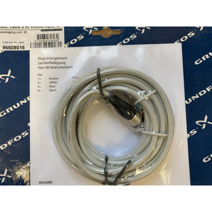 Externí impulzní kabel pro dávkovací čerpadla Grundfos