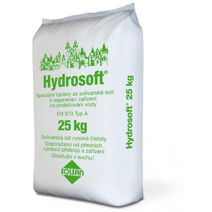 Tabletová sůl Hydrosoft regenerační 25 kg 99,9% čistota